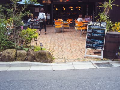 舗装工事(レンガ)